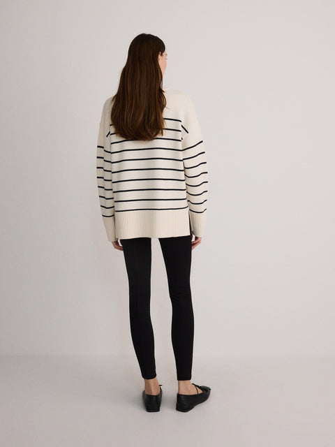 Reserved Women's Black Stitching Leggings | Reserved In Lebanon
