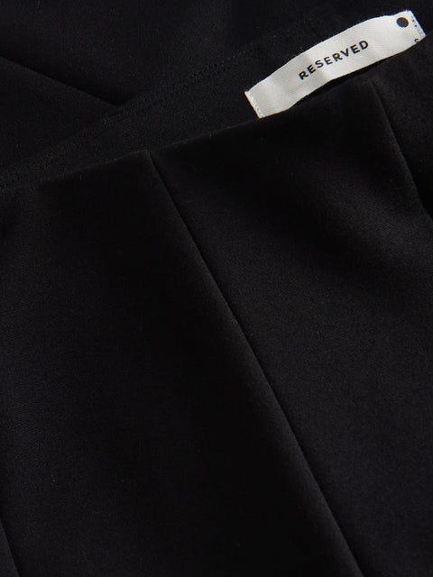 Reserved Women's Black Stitching Leggings | Reserved In Lebanon