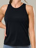Sinsay Women's Black Ribbed Gym Hard Sports Sleeveless Blouse | Sinsay In Lebanon
