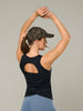 Sinsay Women's Black Ribbed Gym Hard Sports Sleeveless Blouse | Sinsay In Lebanon