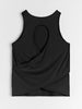 Sinsay Women's Black Ribbed Gym Hard Sports Sleeveless Blouse | Sinsay In Lebanon