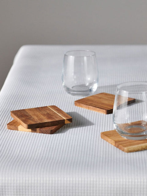 Sinsay Light Brown Pack Of 4 Coasters 10x10cm | Sinsay In Lebanon