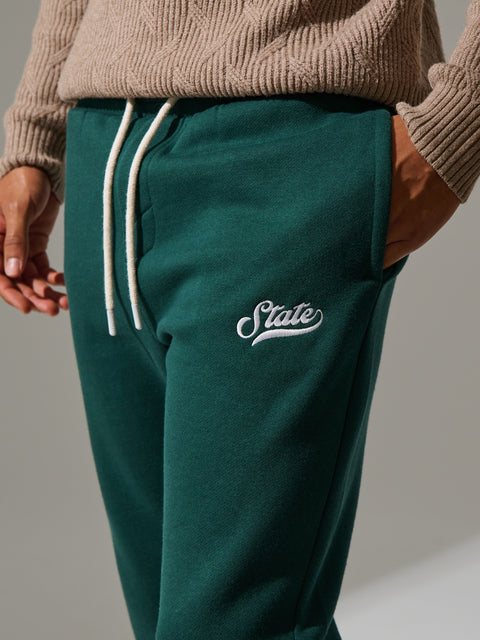 Sinsay Men's Steel Green Sweatpants With Cuffs | Sinsay In Lebanon