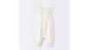 Cloud Island Baby Girl's White Striped Gauze Long Legged Romper | Cloud Island In Lebanon