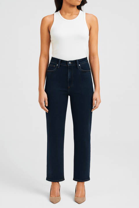 Calvin Klein Jeans  Women's Navy Blue Straight Jeans  |Calvin Klein In Lebanon