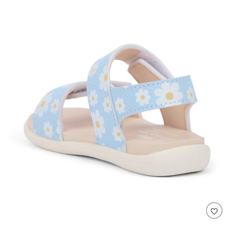 See Kai Run Girl's Blue Floral Basics Toddler Jaylen Sandals  | See Kai Run In Lebanon