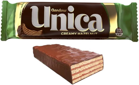 Gandour Unica Hazelnut Chocolate Wafer 18g