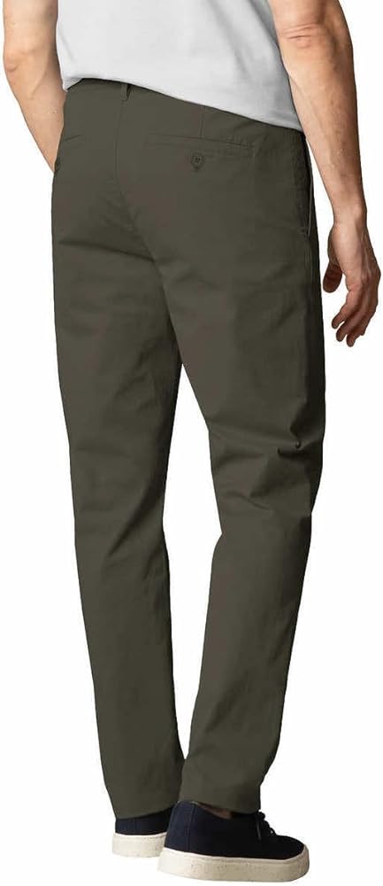 English Laundry Men's Olive Green Stretch Straight Fit Chino Pants|English Laundry In Lebanon