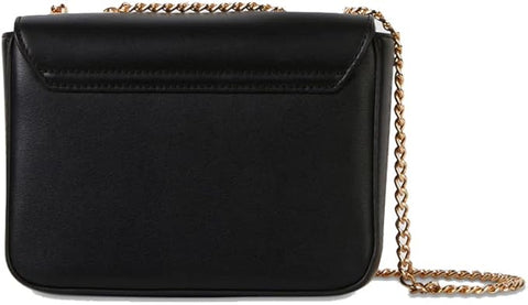 Trussardi Women's Black Leather Shoulder Chain Bag | Trussardi in Lebanon