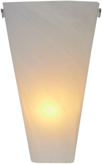 It's Exciting Lighting White IEL-4400 Glass Wall Sconce with 4 Hour Timer | It's Exciting Lighting In Lebanon