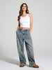 Sinsay Women White Cotton Ribbed Crop Top | Sinsay in Lebanon