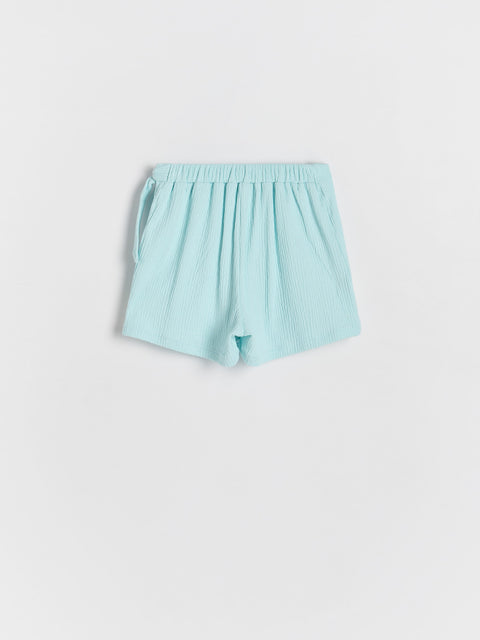 Reserved Girl's Baby Blue Shorts | Reserved In Lebanon