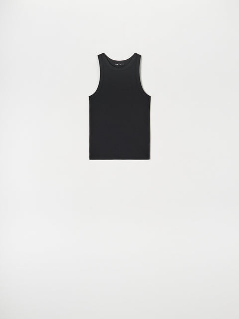 Sinsay Women's Black Rib Sleeveless Crew Neck Blouse|Sinsay In Lebanon