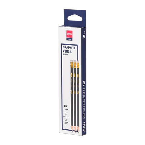 Deli Mate Graphite Pencil HB 12pcs Hexagonal Shape (U200 00)