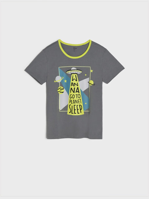 Sinsay Boy's Grey & Lime Green Pajama Set | Sinsay In Lebanon