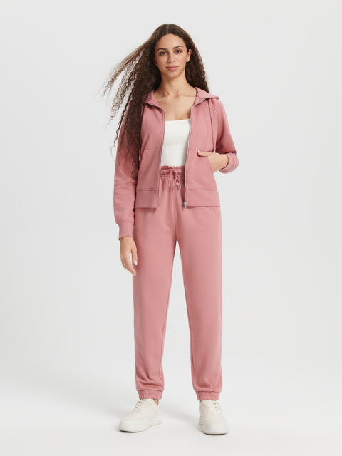 Sinsay Women's Dusty Rose Zip Up Hooded Jacket|Sinsay In Lebanon