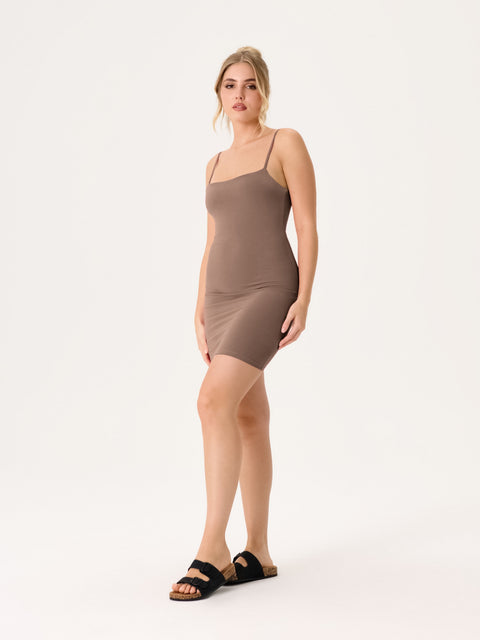 Sinsay Women's Brown Tight Mini Dress | Sinsay In Lebanon