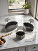 Sinsay Dark Gray Set Of 3 Steaming Baskets | Sinsay In Lebanon