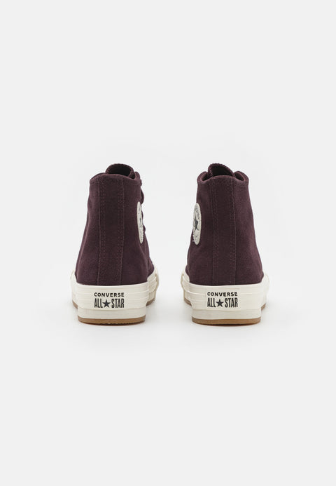 Converse Unisex Bloodstone/Egret/Honey Suede Chuck Taylor All Star Eva Lift Sneakers | Converse In Lebanon