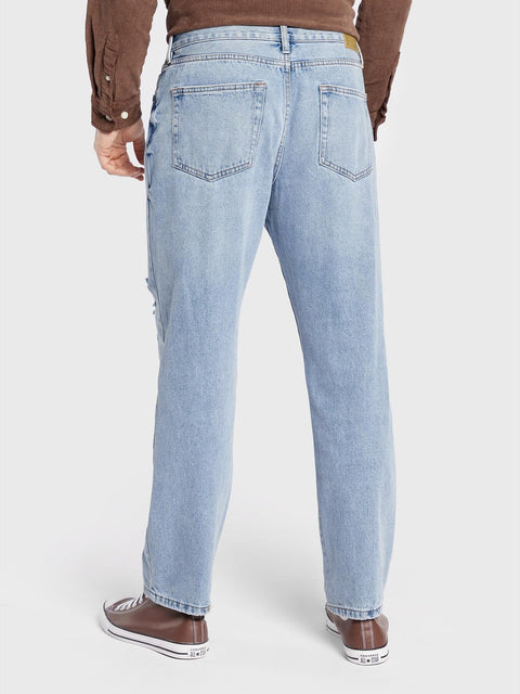 Redefined Rebel Men's Faded Blue Regular Fit Rome Jeans | Redefined Rebel In Lebanon