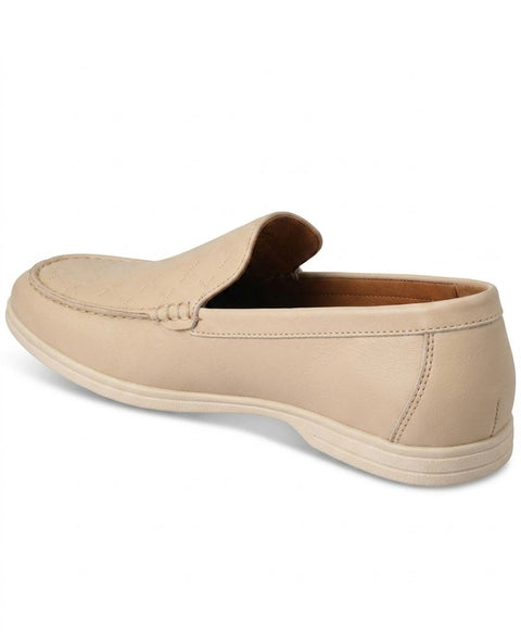 Alfani Men's Beige Porter Cross Embossed Loafer | Alfani In Lebanon