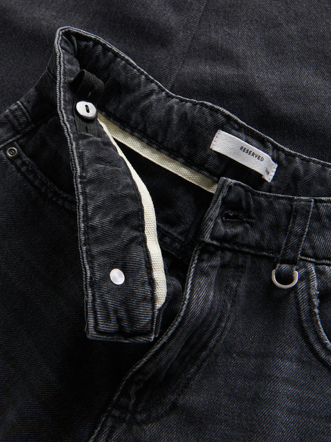 Reserved Boy's Black Regular Cargo Jeans | Reserved In Lebanon