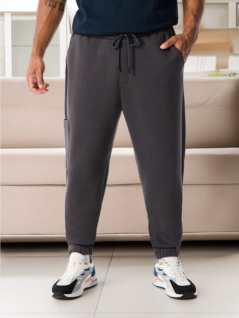 Sinsay Men's Dark Grey Cotton-Blend Sweatpants | Sinsay In Lebanon