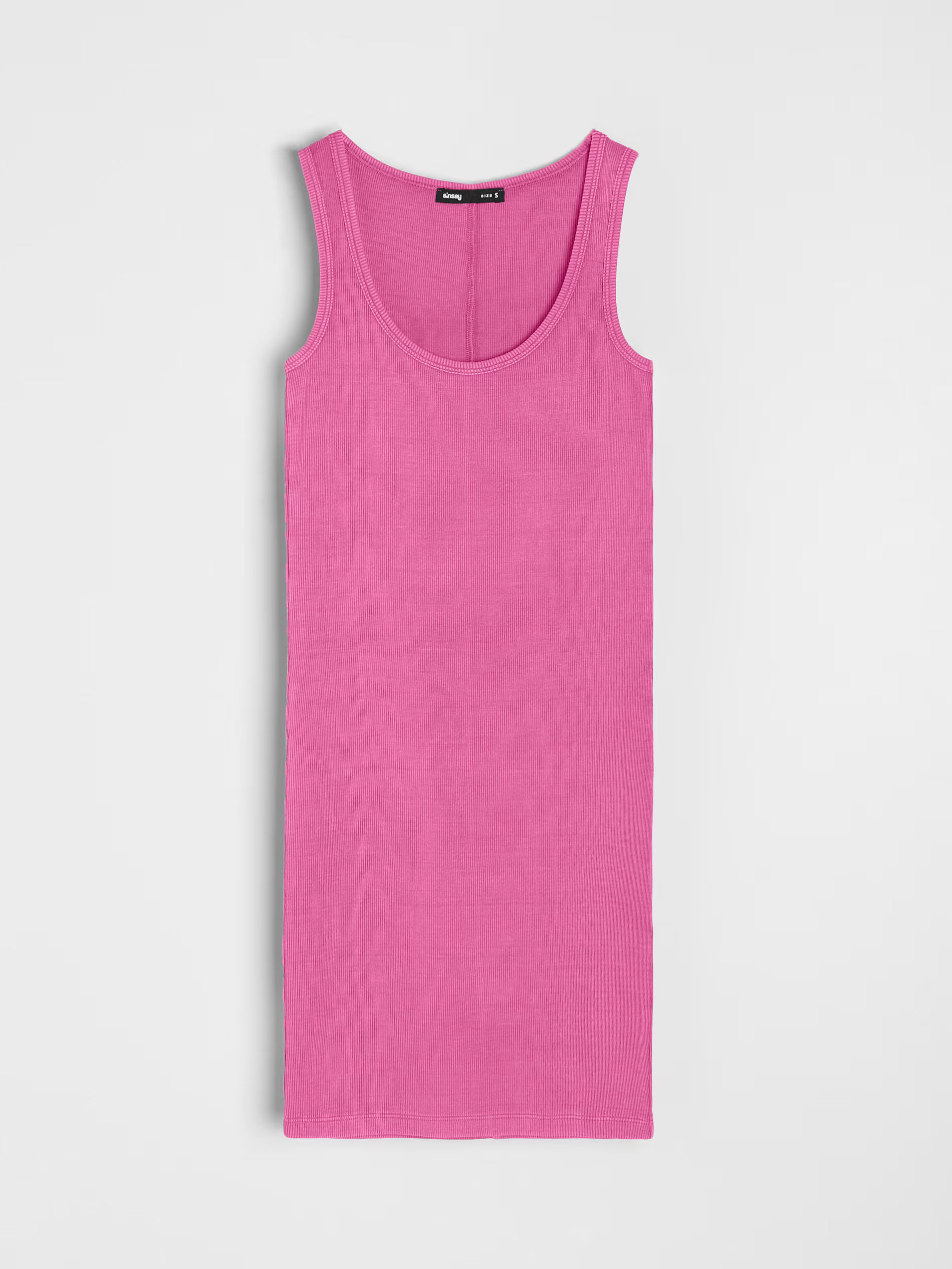 Sinsay Women's Pink Ribbed Mini Dress | Sinsay In Lebanon