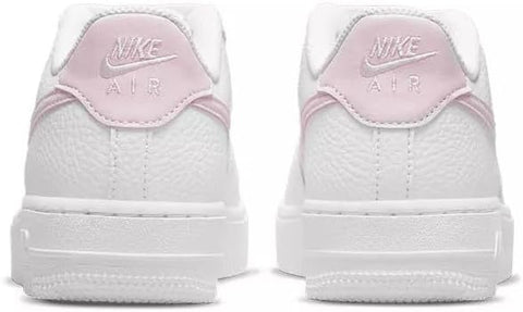 Nike Women's White and Baby Pink Air Force 1 GS Sneakers | Nike In Lebanon