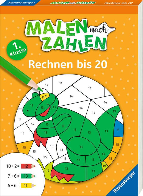 Ravensburger Coloring by Number: Arithmetic up to 20 Coloring Book | Ravensburger In Lebanon