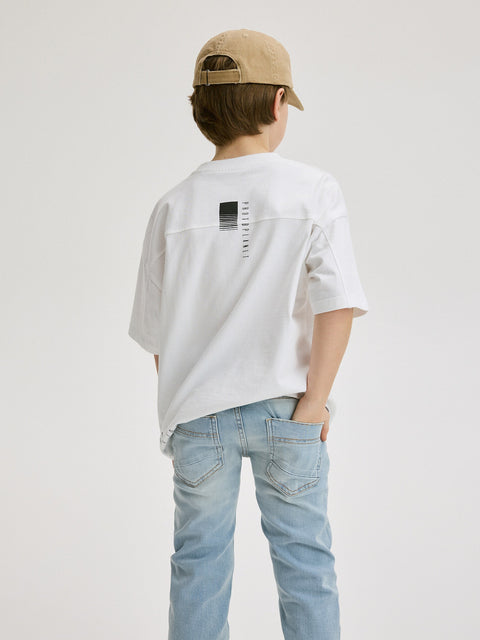 Reserved Boy's Light Blue Slim Fit Distressed Effect Jeans | Reserved In Lebanon