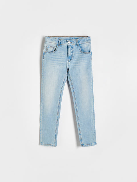Reserved Boy's Light Blue Slim Fit Distressed Effect Jeans | Reserved In Lebanon