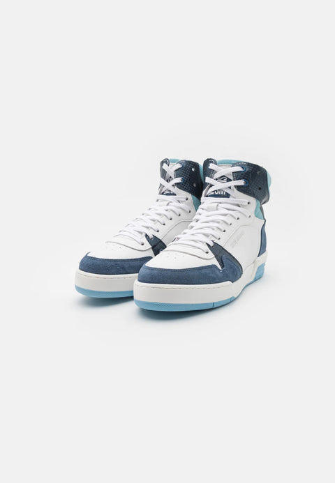 Steve Madden Men's White & Blue Kobe-M Sneakers | Steve Madden In Lebanon