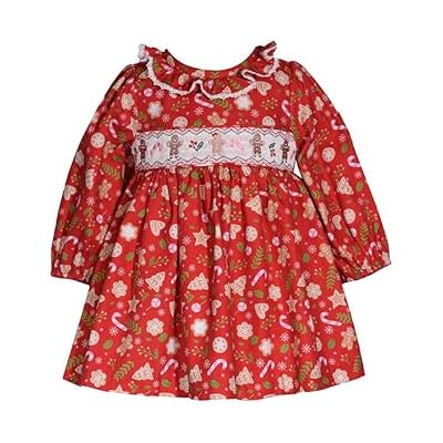 Bonnie Jean Baby Girl's Christmas Gingerbread Dress | Bonnie Jean In Lebanon