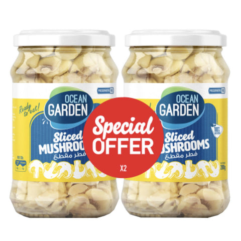 Ocean Garden Sliced Mushrooms 280G *2 Pcs | Ocean Garden In Lebanon