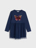 Sinsay Girl's Navy With Tulle Dress | Sinsay In Lebanon