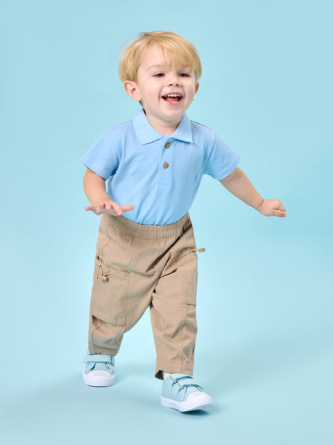 Sinsay Baby Boy's Baby Blue Polo T-Shirt|Sinsay In Lebanon