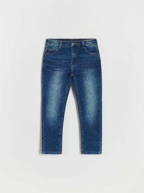 Reserved Boy's Dark Blue Elastic Regular Jeans |Reserved In Lebanon
