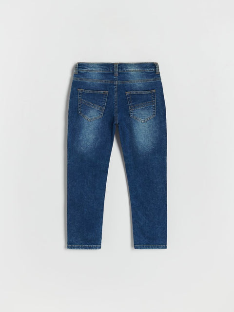 Reserved Boy's Dark Blue Elastic Regular Jeans |Reserved In Lebanon