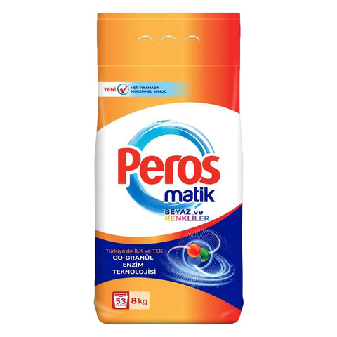 Peros Powder Detergent Matic White And Color 6KG