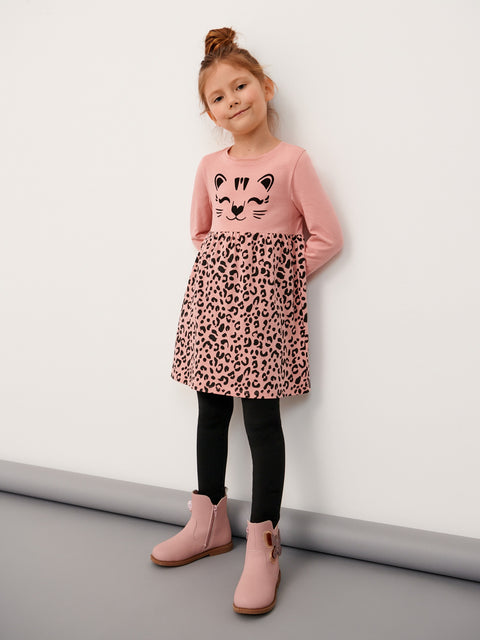 Sinsay Baby Girl's Pink Printed Dress | Sinsay In Lebanon