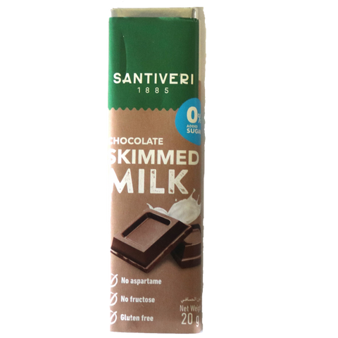 Santiveri Milk Chocolate With No Added Sugar 20g | Santiveri In Lebanon