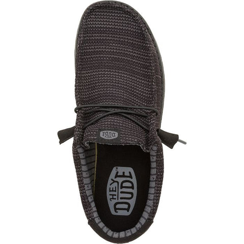 Hey Dude Men's Black Wally Stretch Sox Loafer | Hey Dude In Lebanon