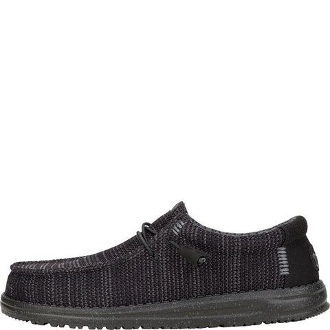 Hey Dude Men's Black Wally Stretch Sox Loafer | Hey Dude In Lebanon