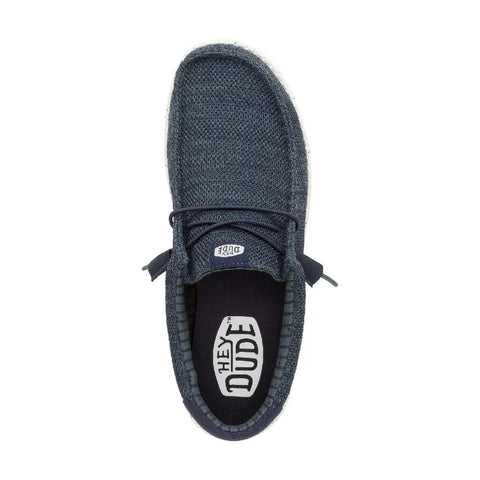 Hey Dude Men's Navy Wally Stretch Sox Loafer | Hey Dude In Lebanon