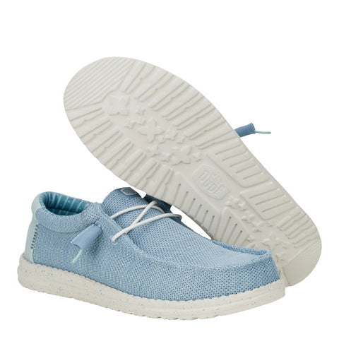 Hey Dude Men's Cloud Blue Wally Stretch Sox Loafer | Hey Dude In Lebanon
