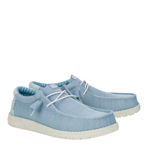Hey Dude Men's Cloud Blue Wally Stretch Sox Loafer | Hey Dude In Lebanon
