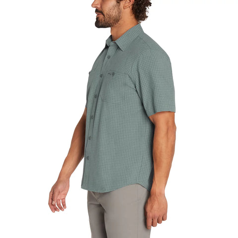 Orvis Men's Green UPF 30 Relaxed Fit Quick-Dry Short Sleeve Woven Shirt | Orvis In Lebanon