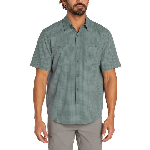 Orvis Men's Green UPF 30 Relaxed Fit Quick-Dry Short Sleeve Woven Shirt | Orvis In Lebanon