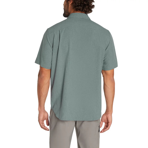 Orvis Men's Green UPF 30 Relaxed Fit Quick-Dry Short Sleeve Woven Shirt | Orvis In Lebanon